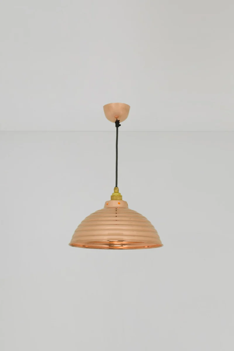 Spun Ripple with Cord Grip Lampholder
