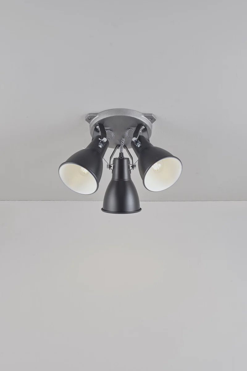 Stirrup Triple Ceiling Light