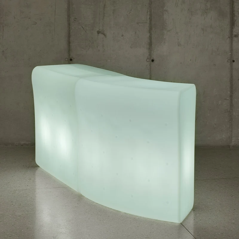 Bartheke mit gekrúmmter Form Ibiza 120 cm