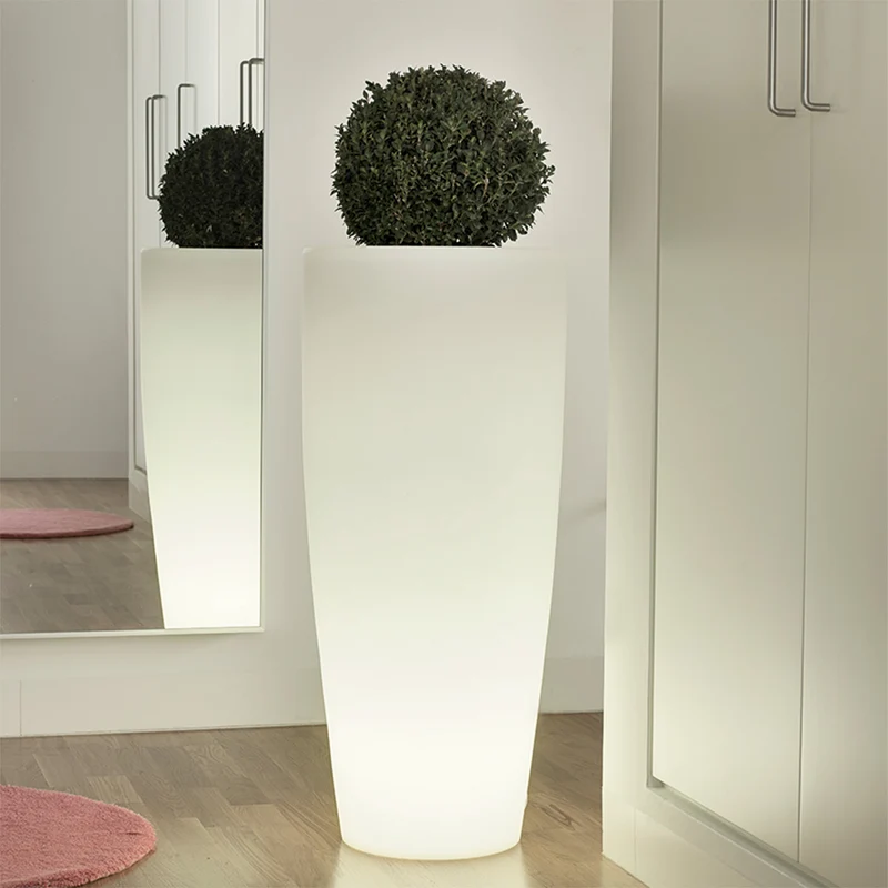 BUNTE BLUMENTÖPFE BAMBU 90 LICHT