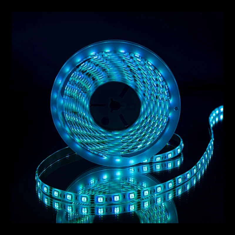 KOMPLETT LED-Streifen RGB | 5Mtr | 60 LEDS | inkl. Fernbedienung