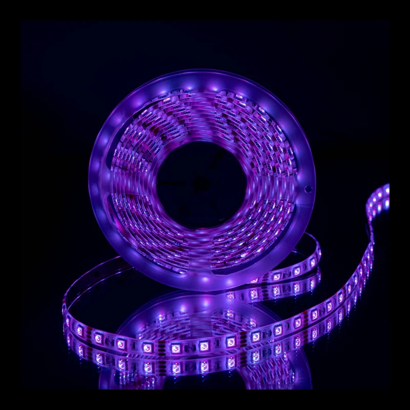 KOMPLETT LED-Streifen RGB | 5Mtr | 60 LEDS | inkl. Fernbedienung