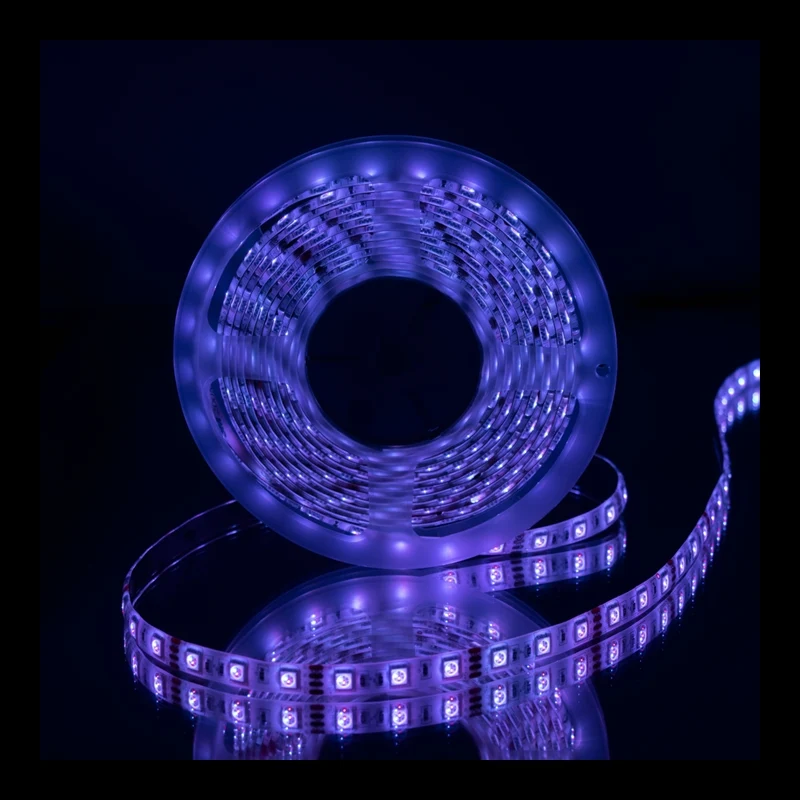 KOMPLETT LED-Streifen RGB | 5Mtr | 60 LEDS | inkl. Fernbedienung