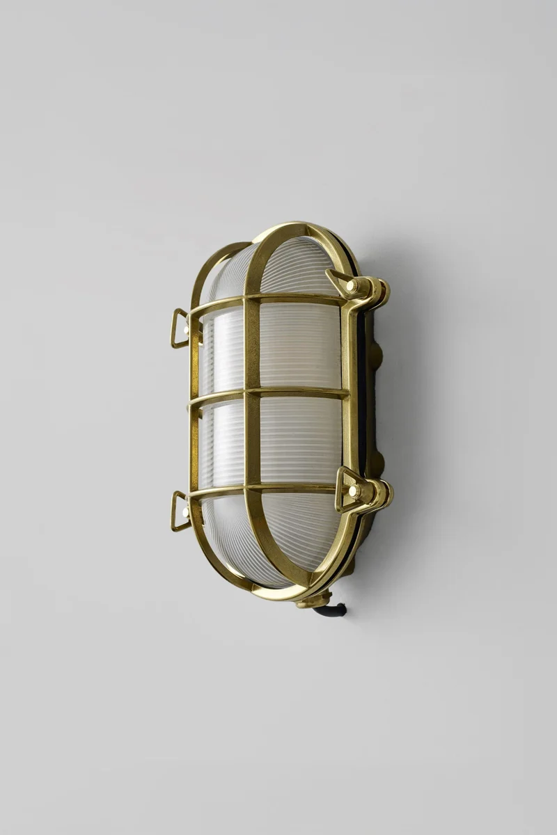 Oval Brass Bulkhead 7035