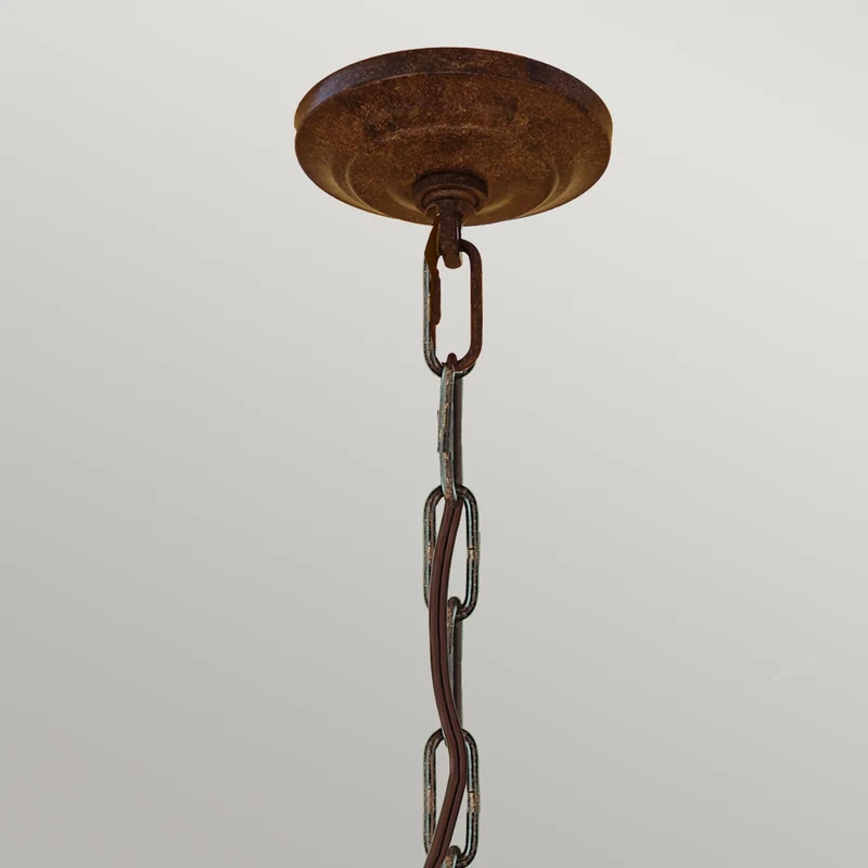 Kronleuchter Chateau 4-flammig Bronze Ø 42 cm