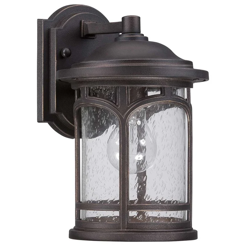 Außen-Wandlaterne Marblehead 1-flammig Klassisch IP44 Bronze 18x21cm