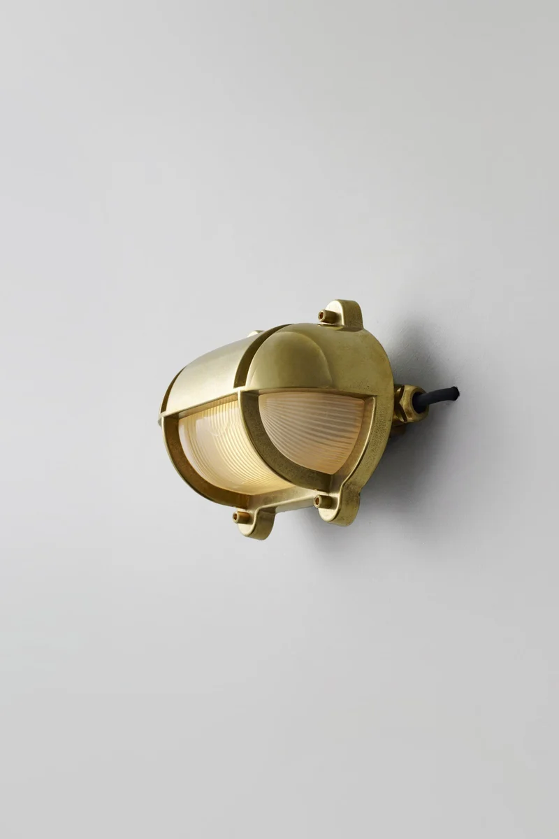 Oval Brass Bulkhead 7436