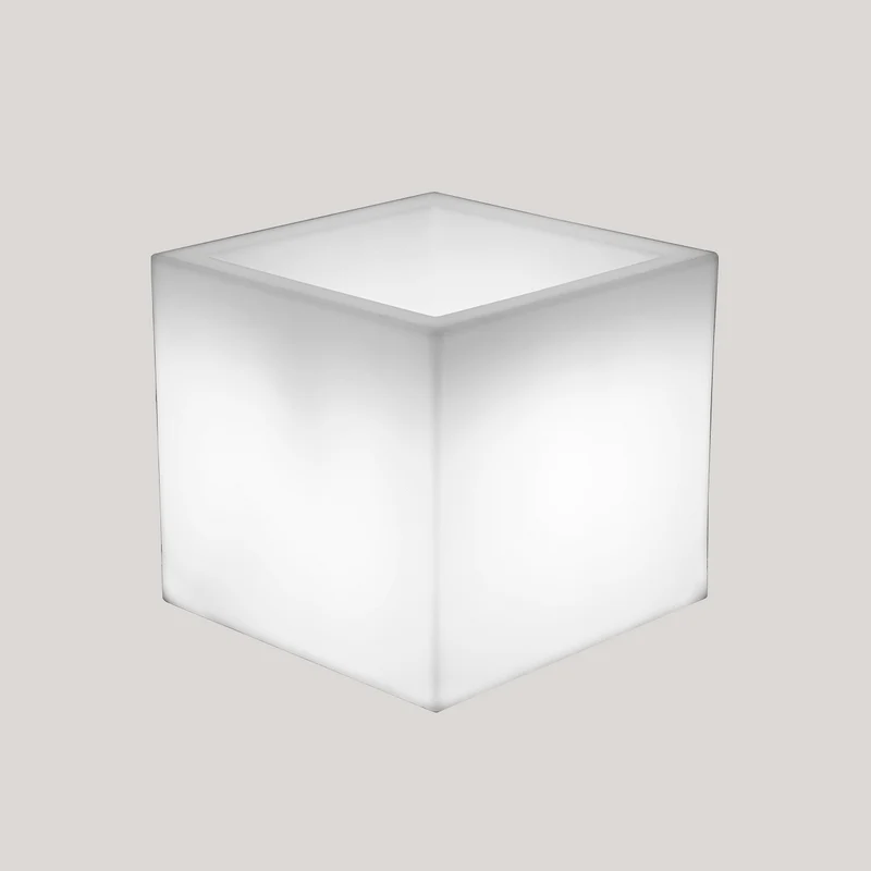 QUADRATISCHE PFLANZE MIT LICHT NARCISO 50
