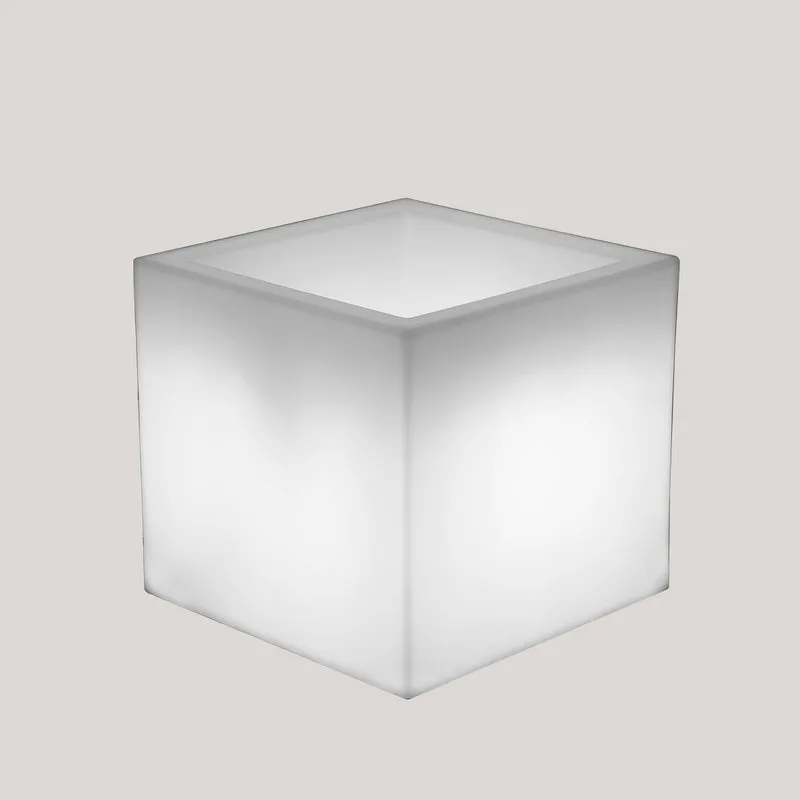 QUADRATISCHE PFLANZE MIT LICHT NARCISO 40