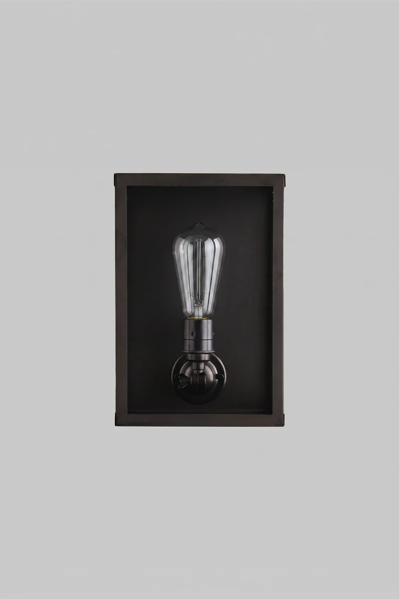 Small Box Wall Light 7644 (Internally Glazed)