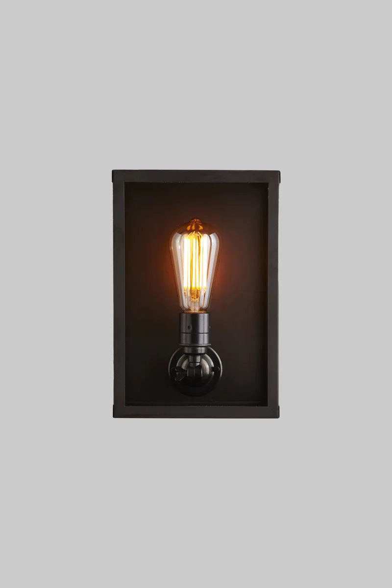 Small Box Wall Light 7644 (Internally Glazed)