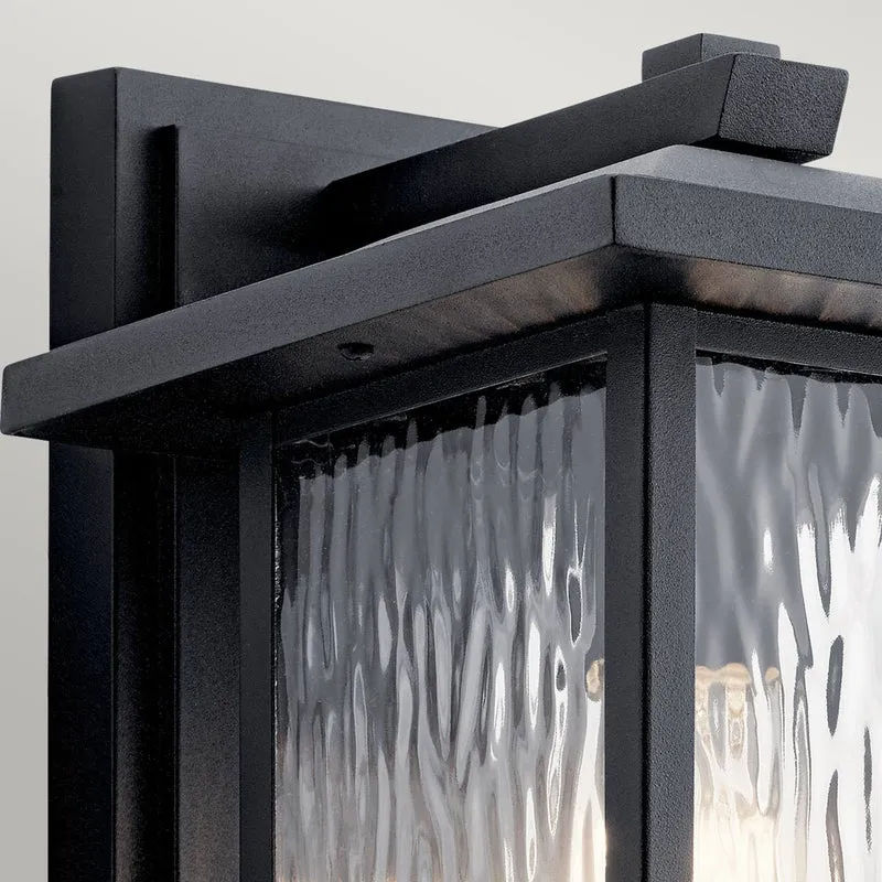 Wandleuchte Cappanna 1-flammig Schwarz 22x25cm