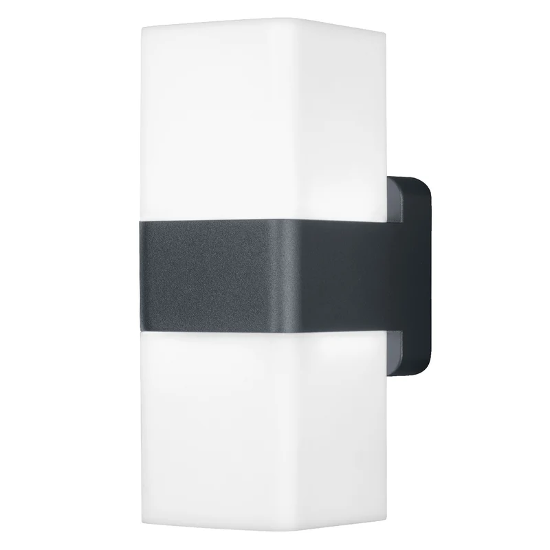 OSRAM SMART+ WiFi Cube Up/Down LED Wandleuchte Dunkelgrau, 14W, 950lm, RGB+W 3000K, WiFi, Alexa, IP44 Außen