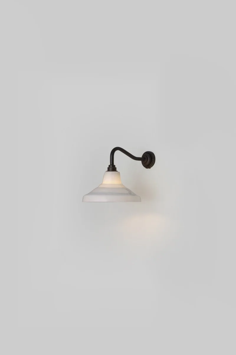 Glass School Wall Light Size 1