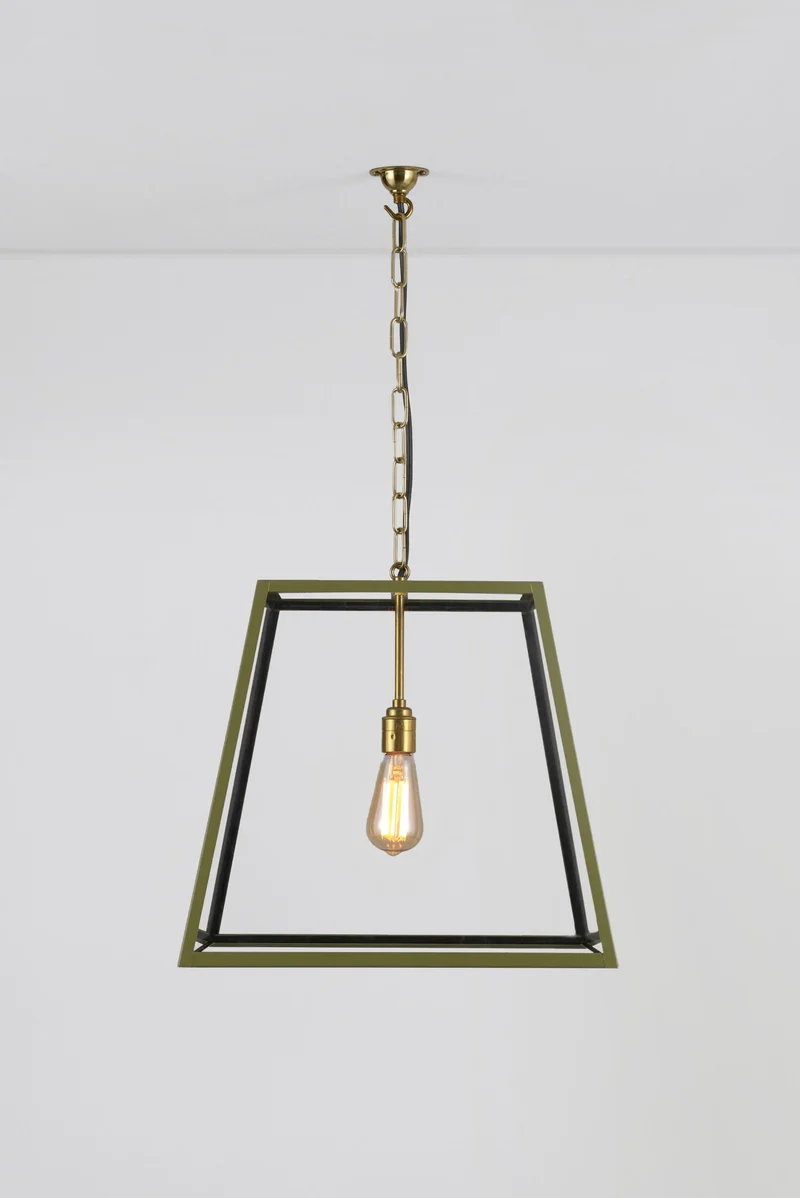 Quad Large Pendant, Green