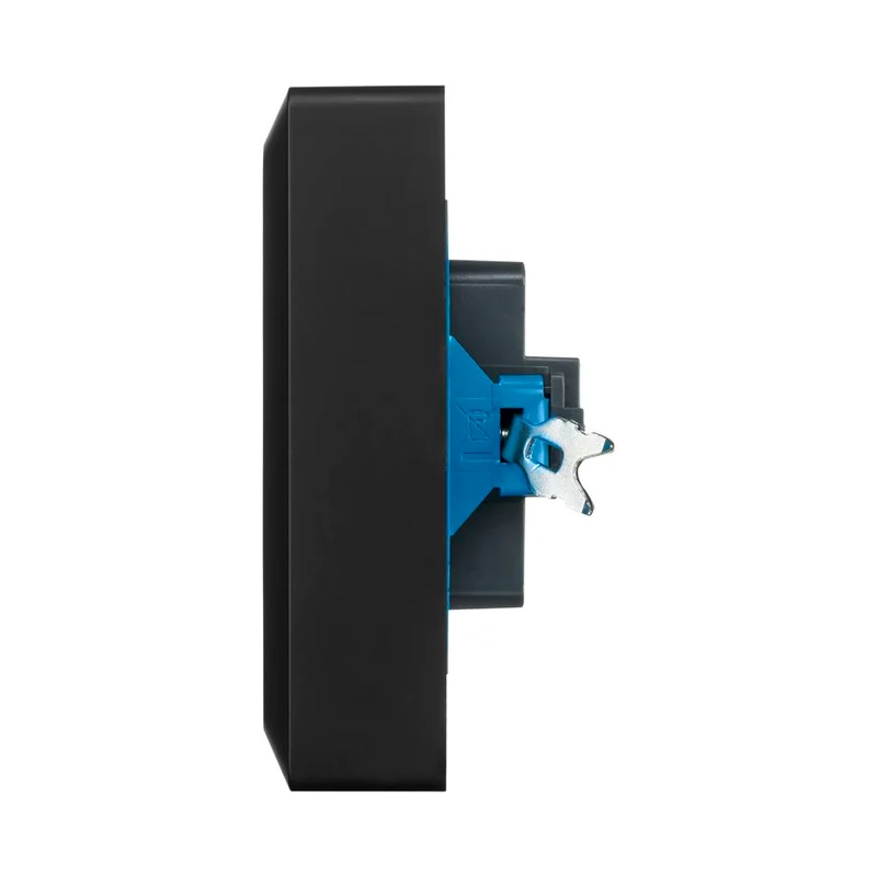 iON Industries Doppelsteckdose mit USB-A und USB-C | Halbe Oberflächenmontage | Schwarz