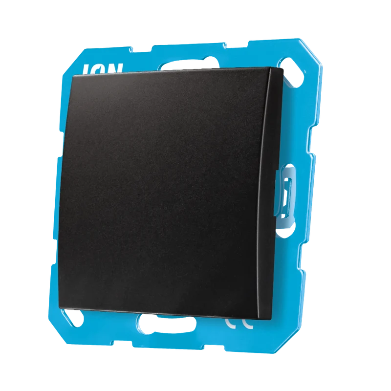 iON industries Blankoplatte | E1 | Mattschwarz