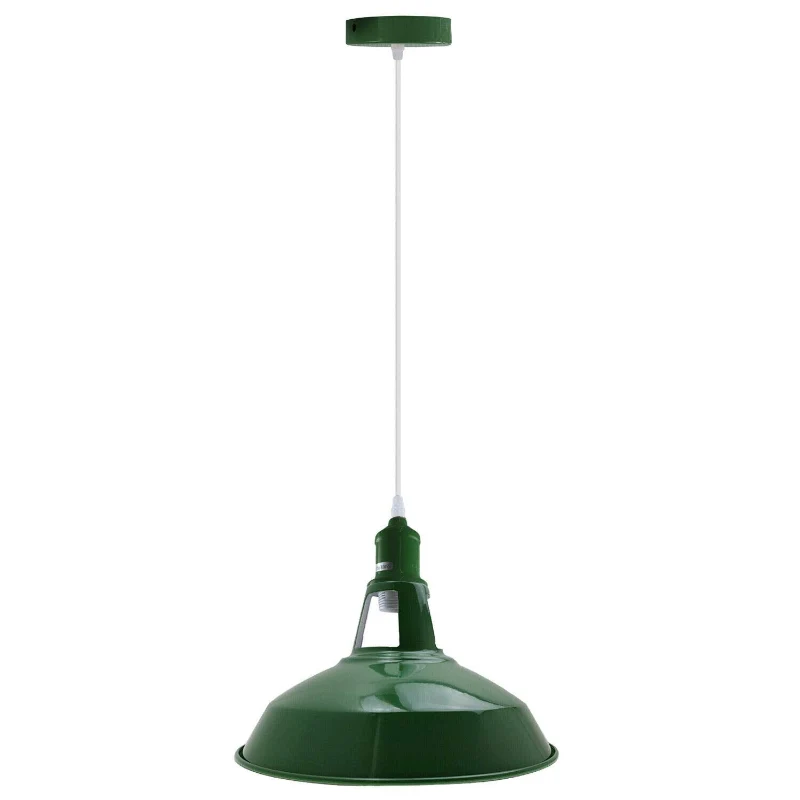 LEDSONE Industrial Hängeleuchte Metallschirm 30cm ~3586