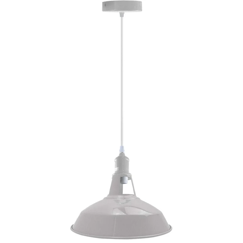 LEDSONE Industrial Hängeleuchte Metallschirm 30cm ~3586