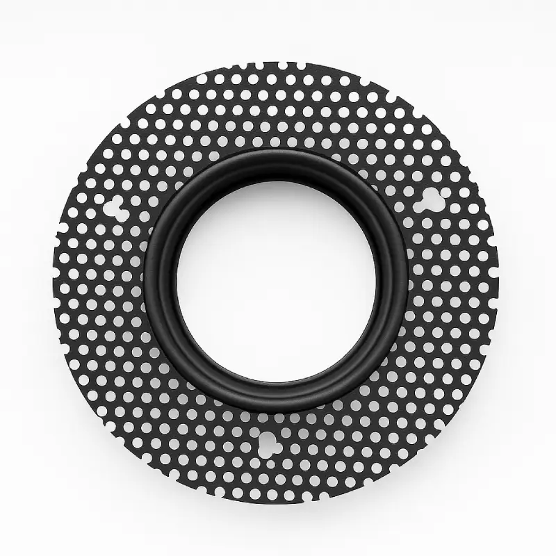 Rahmenlose Strahlerleuchte | Ø76 mm | Schwarz
