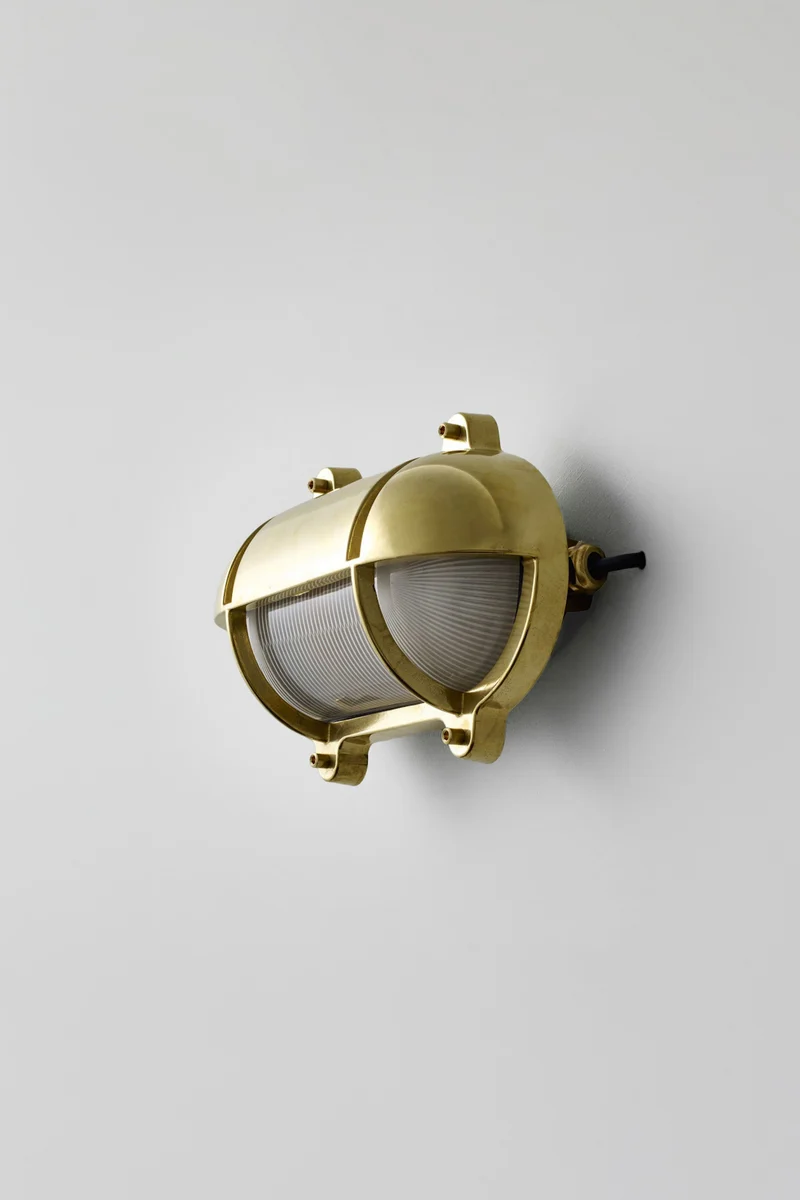 Oval Brass Bulkhead 7435