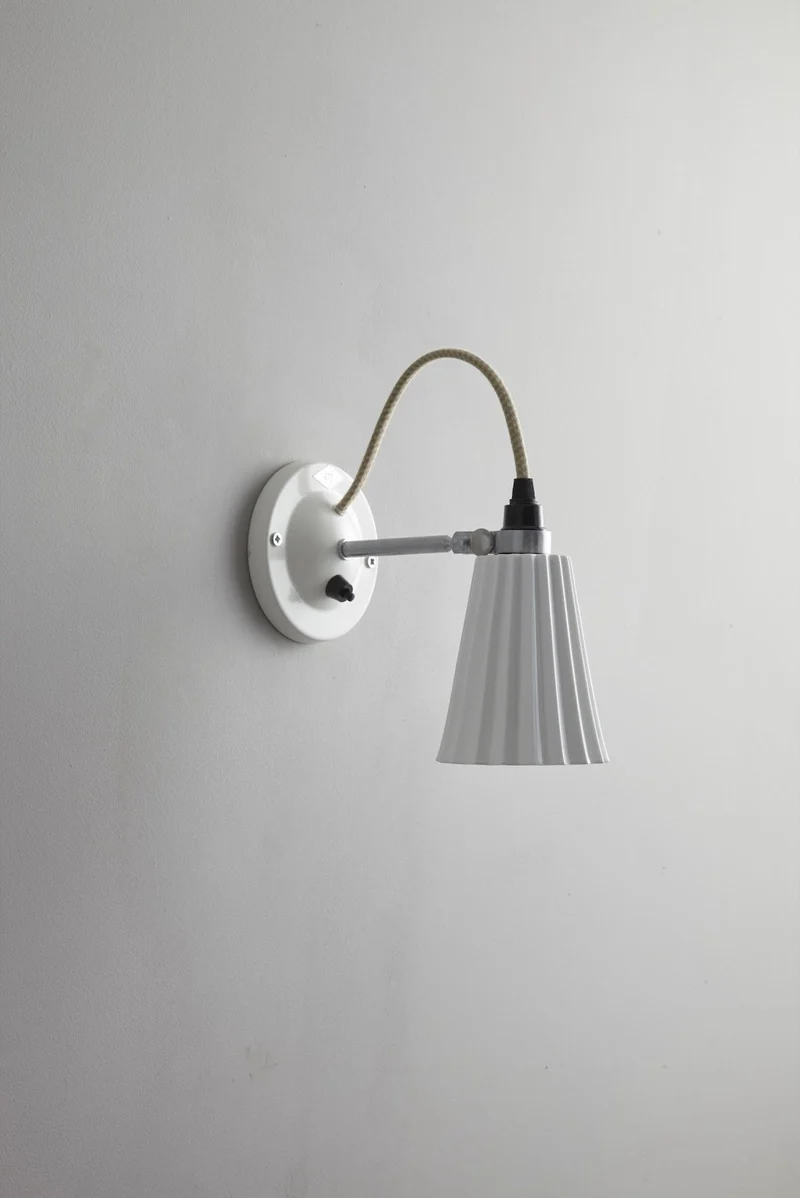 Hector Pleat Small Switched Wall Light