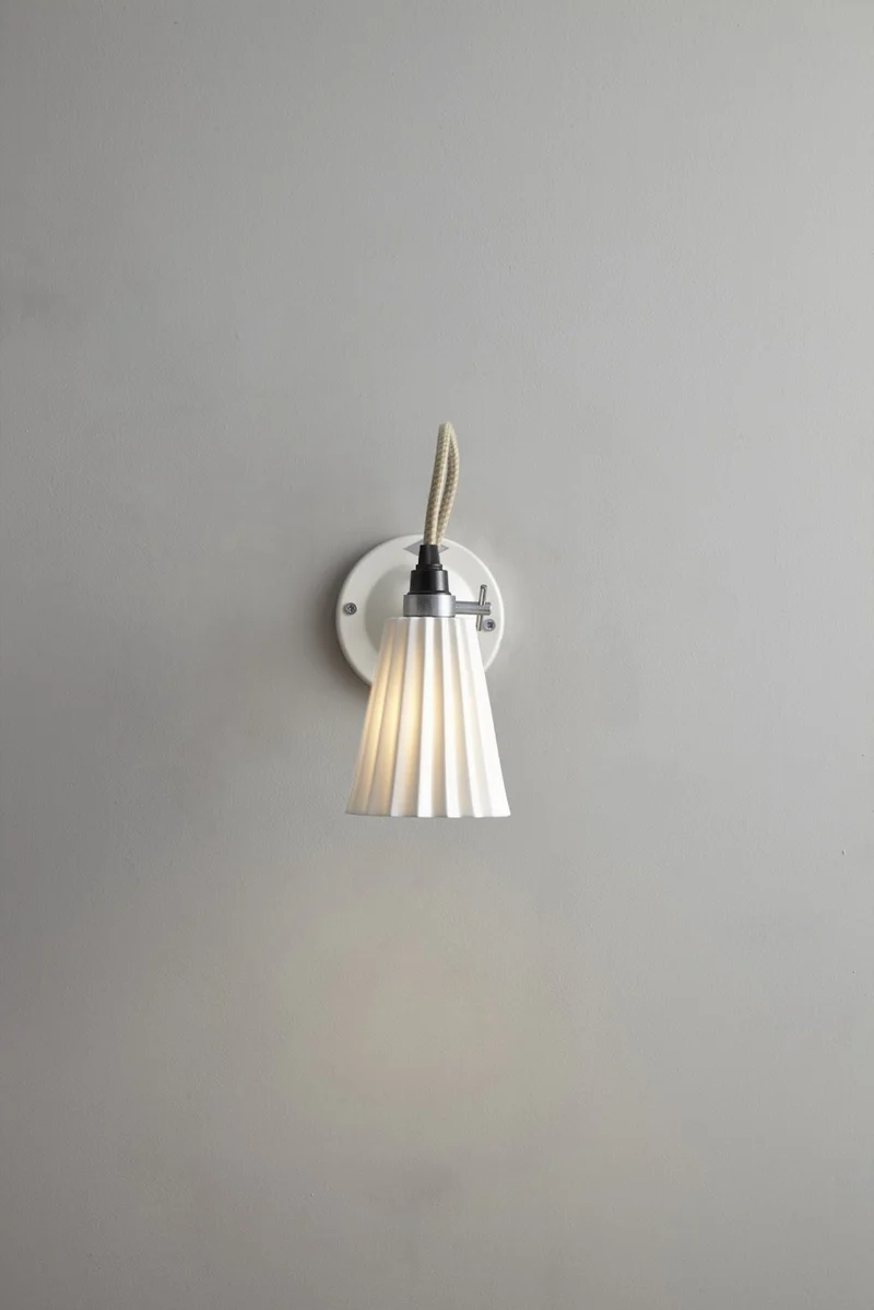Hector Pleat Small Switched Wall Light