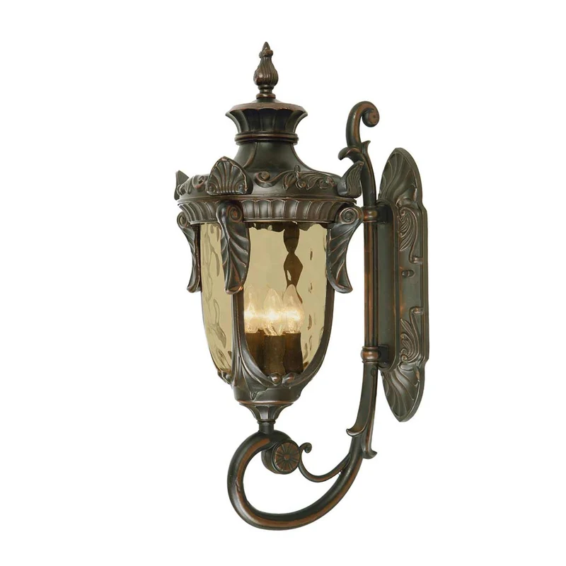 Wandleuchte Philadelphia 3-flammig Bronze 26x31cm