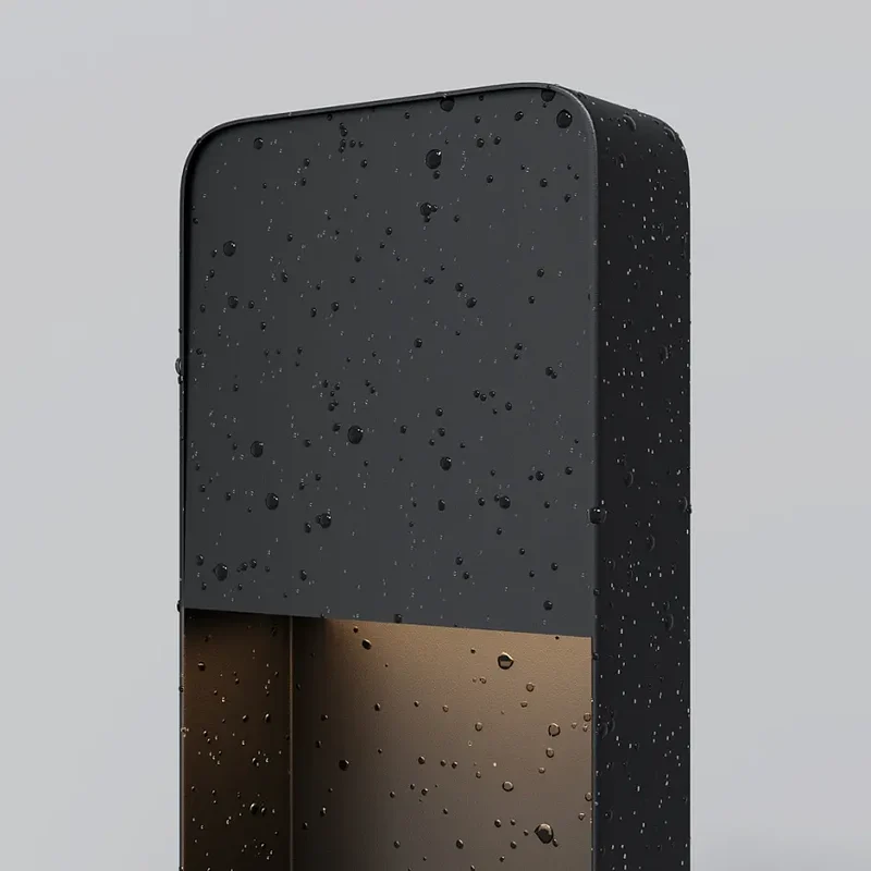 Landschaftsleuchte – Schwarzes Aluminium, 7 W Leistung, Warmweiß, 68 cm Höhe - Porte | Maytoni