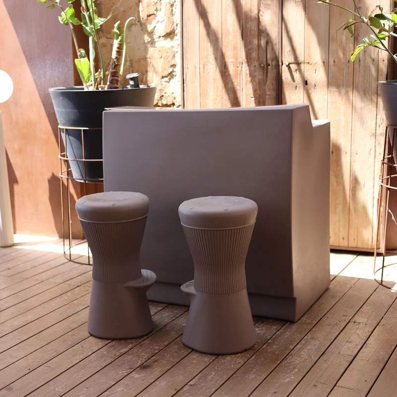Runder hoher Hocker Corfu 74