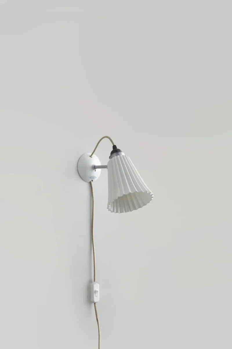 Hector Pleat Medium Wall Light, PSC