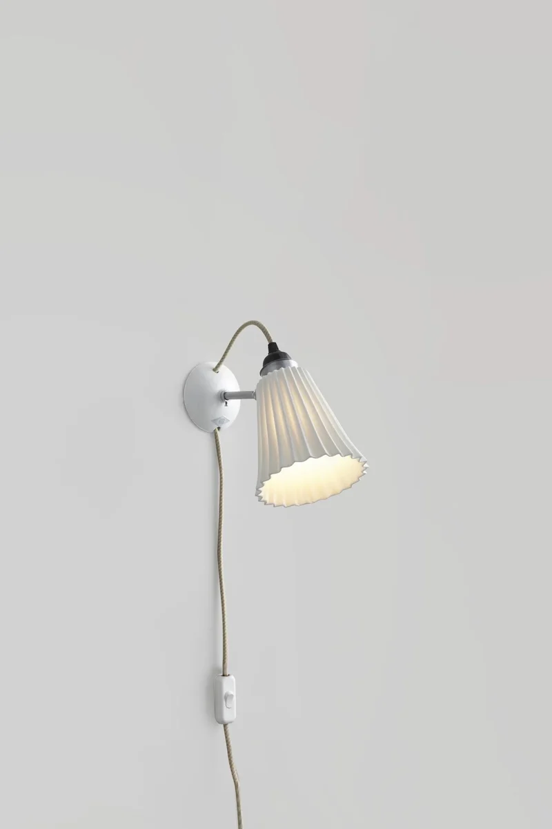 Hector Pleat Medium Wall Light, PSC