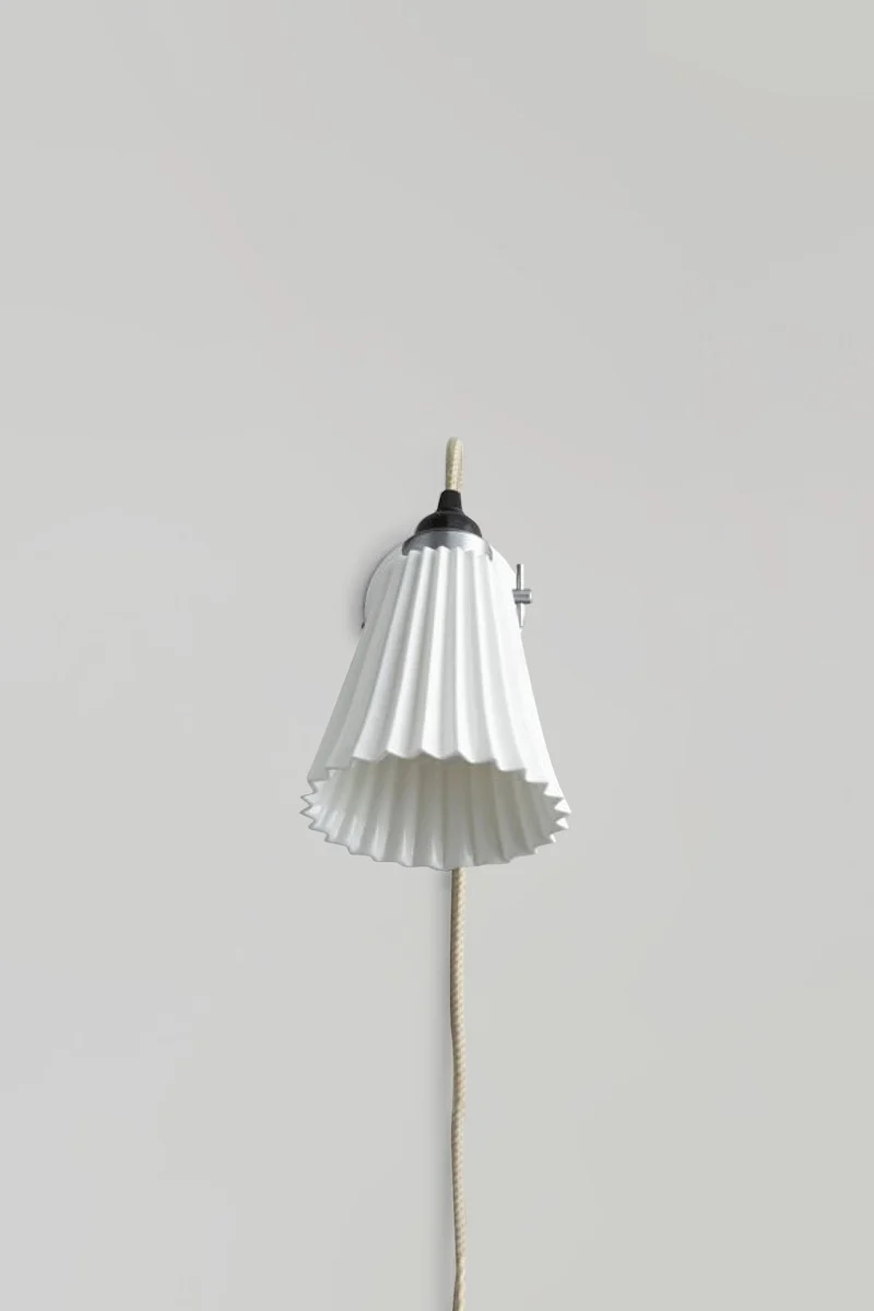 Hector Pleat Medium Wall Light, PSC