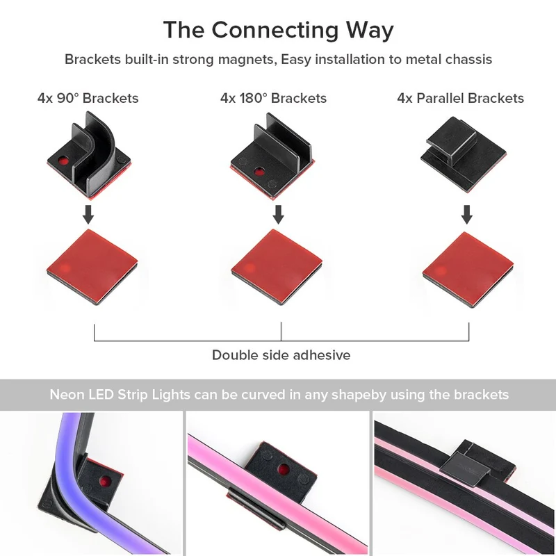 PC Beleuchtung LED Neon Kits RGB