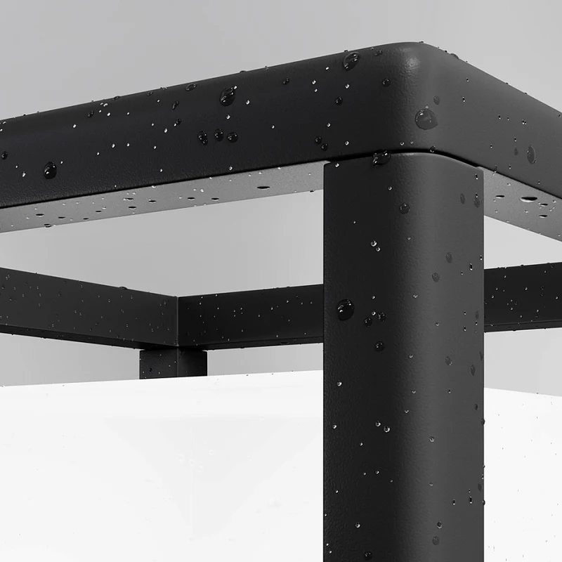 Landschaftsleuchte – Graphitgraues Finish, Aluminium-Kunststoff Gehäuse, 1× E27 Fassung, 25,5 mm - Trim | Maytoni