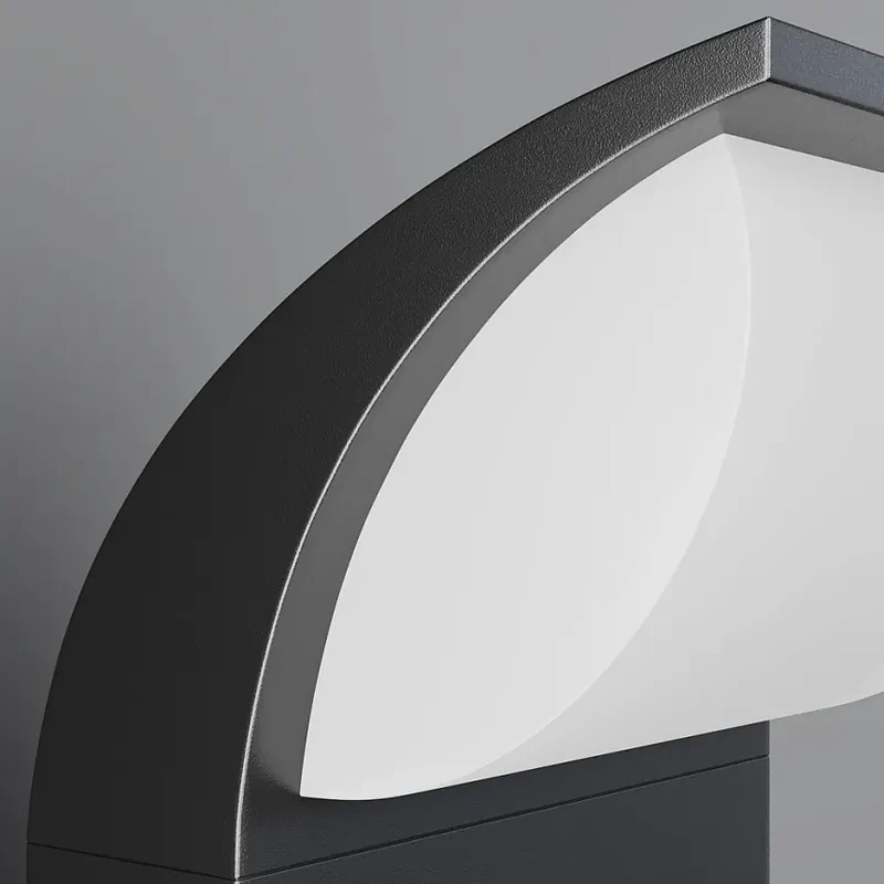 Landschaftsleuchte – Graphitfarbenes Aluminium-Kunststoff, 7 W Leistung, IP65 Schutzart, 80 cm Höhe - Stock | Maytoni
