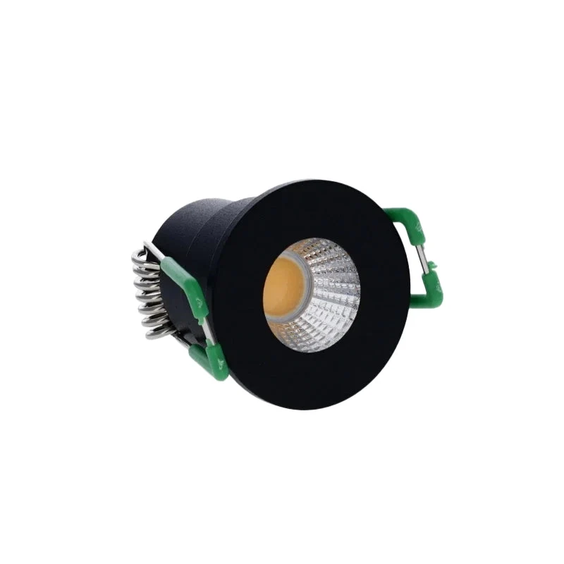 Mini-Einbaustrahler TOLOS | 12 Volt | Ø28mm | 3W | IP65 | Schwarz | Dimmbar | 2700K - Warmweiß