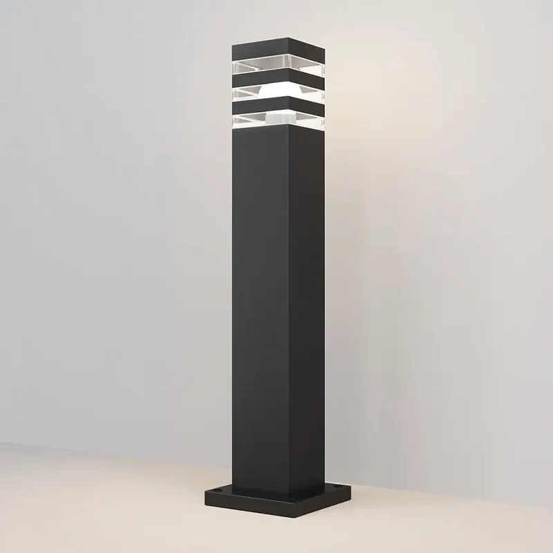 Landschaftsleuchte – Schwarzes Finish, Aluminium Gehäuse, 1× E27 Fassung, Höhe 61 cm - Unter den Linden | Maytoni