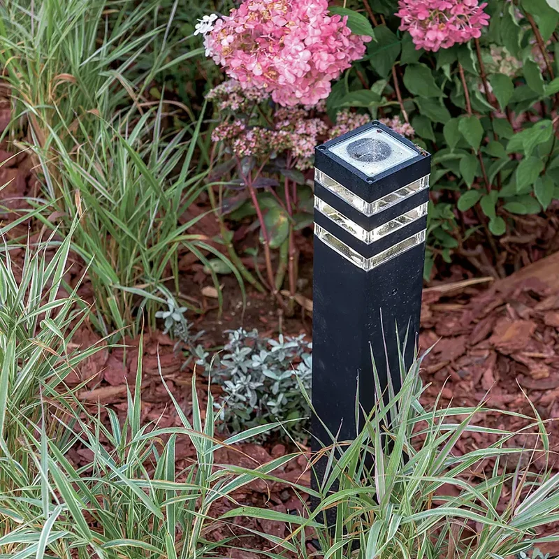 Landschaftsleuchte – Schwarzes Finish, Aluminium Gehäuse, 1× E27 Fassung, Höhe 61 cm - Unter den Linden | Maytoni