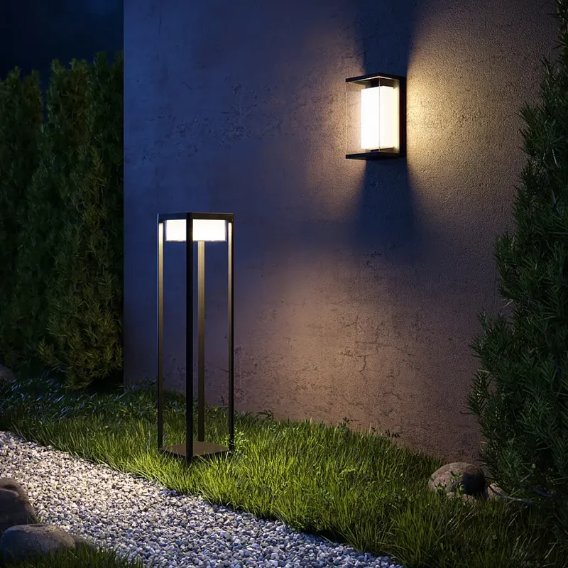 Landschaftsleuchte – Schwarzes Aluminium, IP65 Schutz, 180° Licht - Baker Street | Maytoni