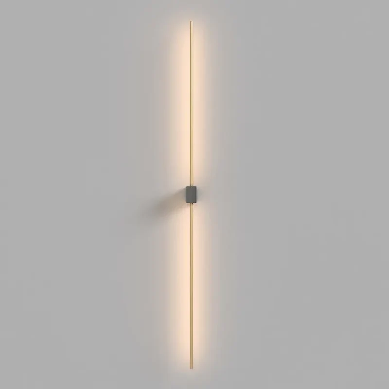 Wandleuchte – Schwarzes Aluminium, 12 W Leistung, Warmweiß, 104,9 cm Höhe - Pars | Maytoni