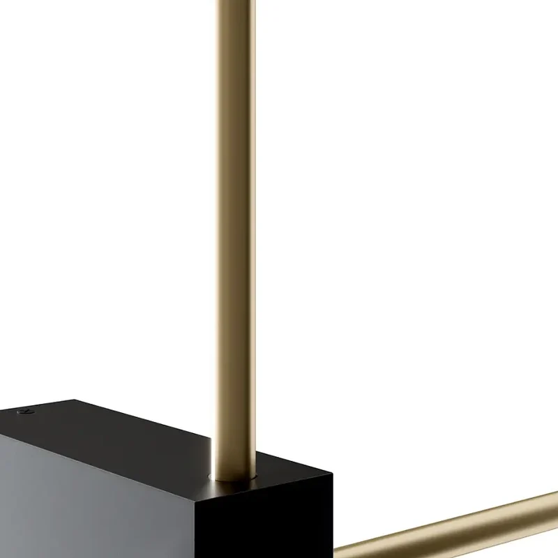 Wandleuchte – Schwarzes Aluminium, 12 W Leistung, Warmweiß, 63 cm Breite - Pars | Maytoni