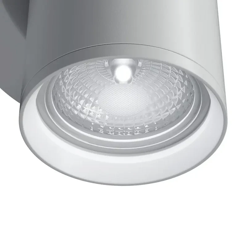 Wandleuchte – Weißes Aluminium, 1× GU10 Fassung, 10 W Leistung, 10 cm Höhe - Focus S | Maytoni