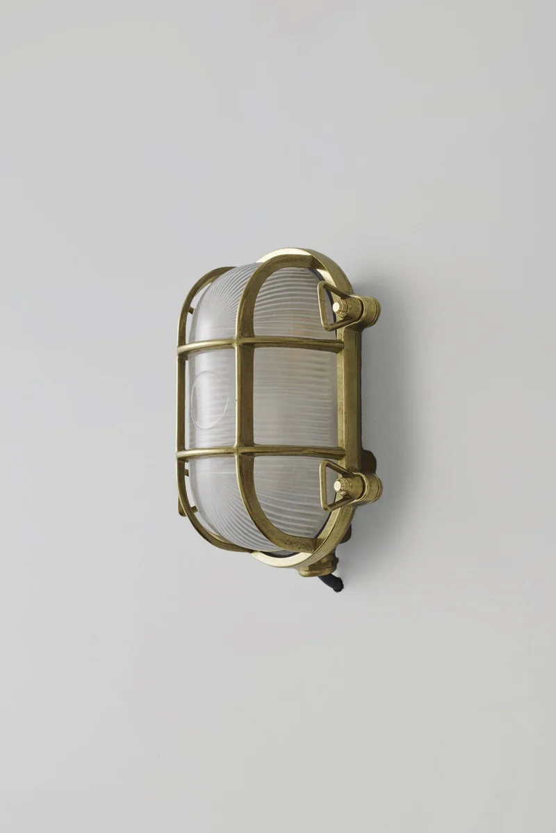 Oval Brass Bulkhead 7036
