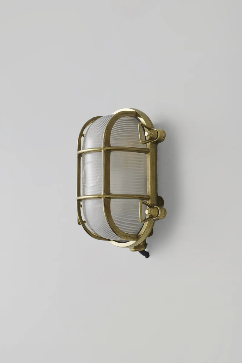 Oval Brass Bulkhead 7036