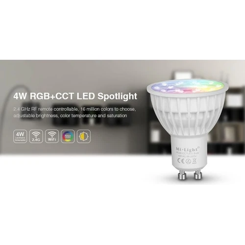 LED-Spot GU10 | RGB+CCT | 4Watt | Dimmbar | Milight