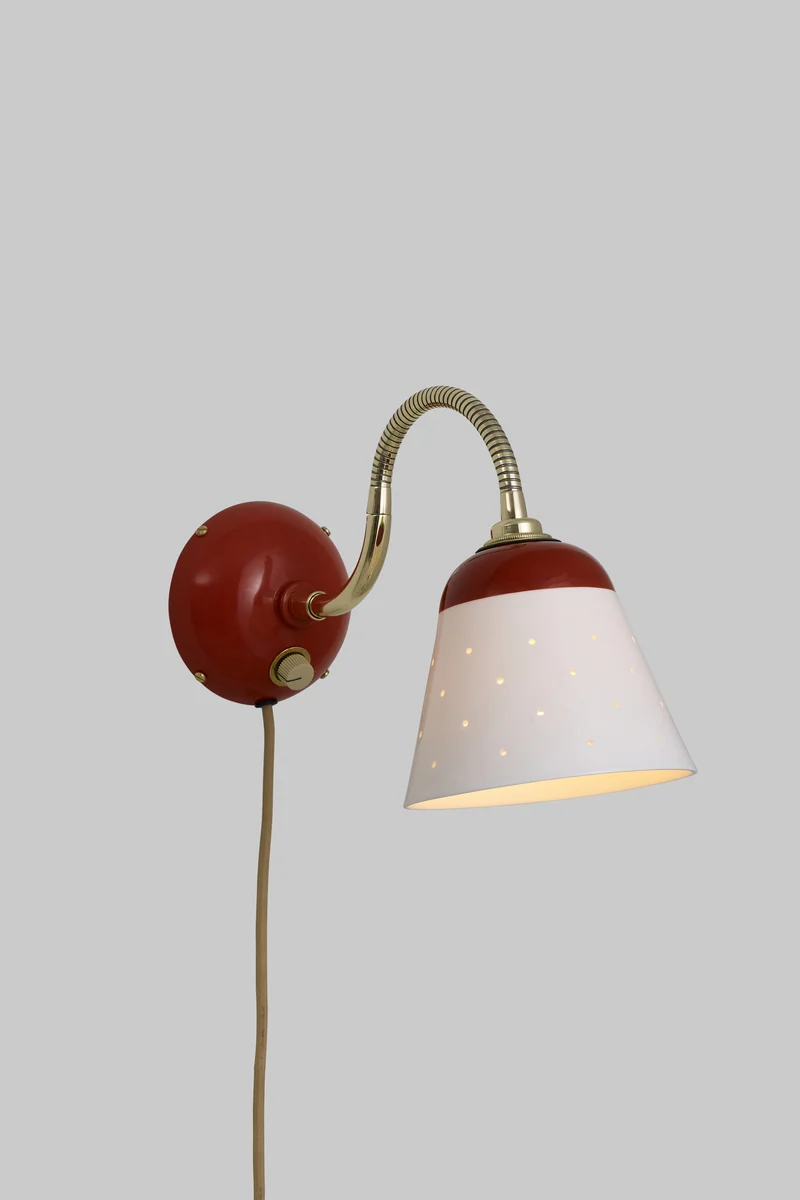 Alma Wall Light with Dimmer, Cable & Plug