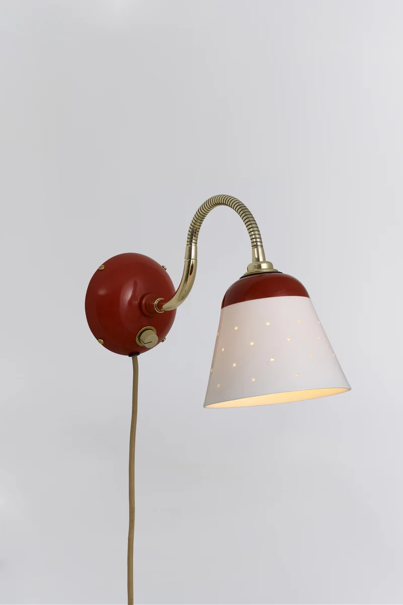 Alma Wall Light with Dimmer, Cable & Plug