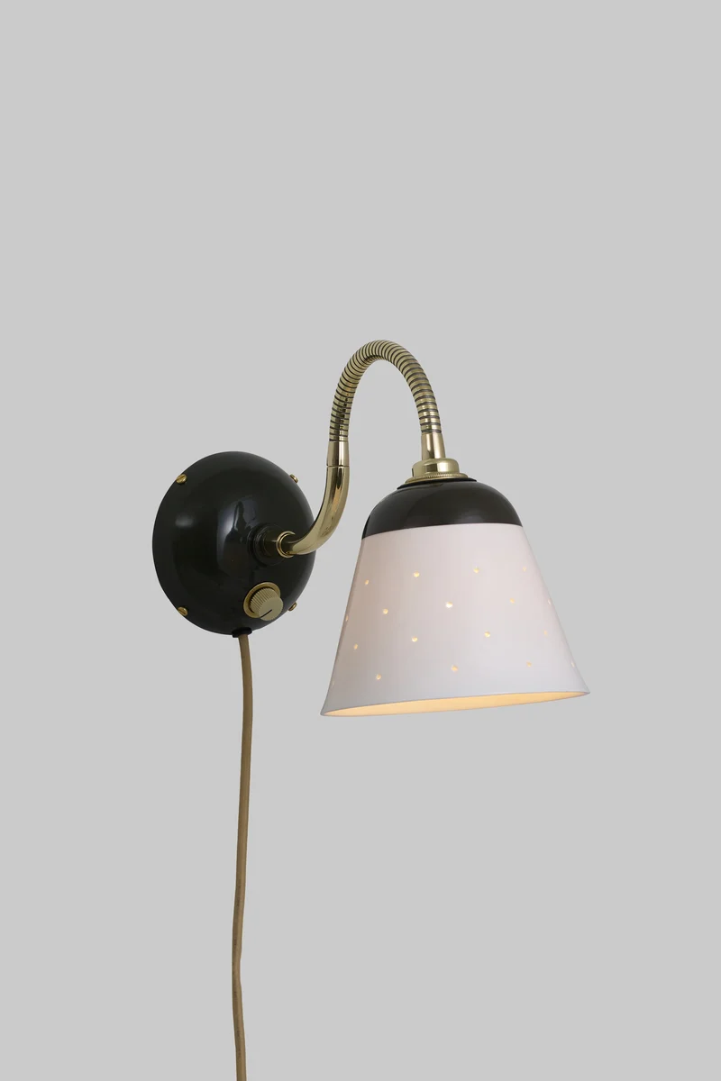 Alma Wall Light with Dimmer, Cable & Plug