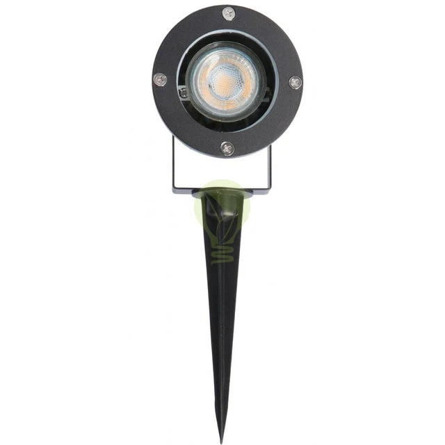 6-teiliges Set | Gartenstrahler GU10 | Komplettset | Inkl. 3x PHILIPS Strahler | Kabellos dimmbar mit Fernbedienung